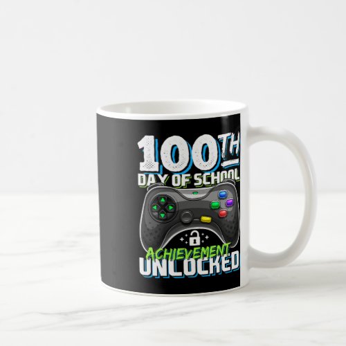 Days Of School Achievement Unlocked Video Gamer Gi Coffee Mug