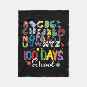 Days Of School Alphabet Lore Abc's School Costume Fleece Blanket