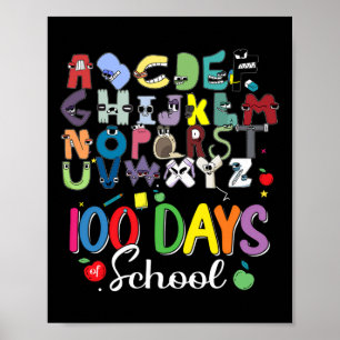 Days Of School Alphabet Lore Abc's School Costume Poster