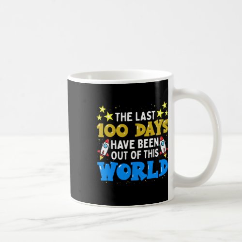 Days Of School Boys Outer Space Astronaut Rocket S Coffee Mug