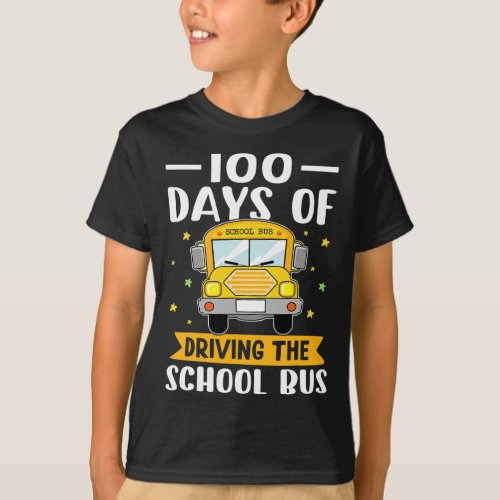 Days Of School Bus Driving 1  T_Shirt