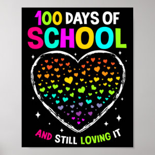 Days Of School Celebrate 100th Day Of School Boys Poster