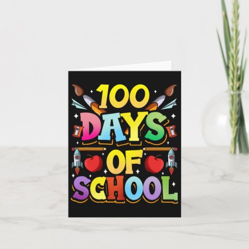 Days Of School Cute Team Sweet Sayings  Card