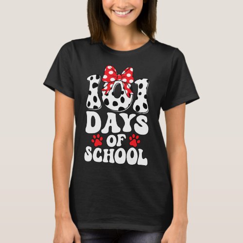 Days Of School Dalmatian Dog 100 Days Smarter Boys T_Shirt