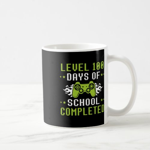 Days Of School For Boys Kid Gamer Gaming 100th Day Coffee Mug