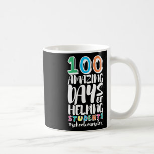 Days Of School Helping Students School Counselor Coffee Mug