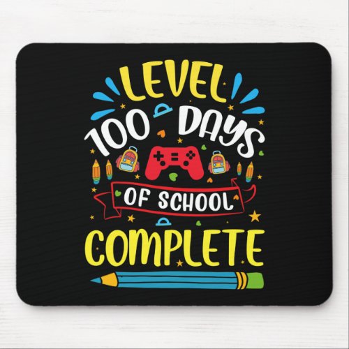 Days Of School Level Completed Gamer Video Games  Mouse Pad