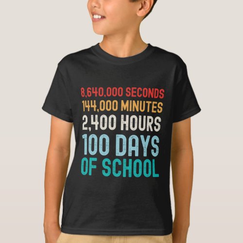 Days Of School Math  T_Shirt