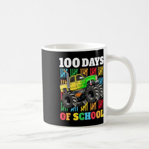 Days Of School Monster Truck 100th Day Of School B Coffee Mug