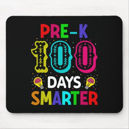 Days Of School Pre_k Smarter Teacher Student  Mouse Pad