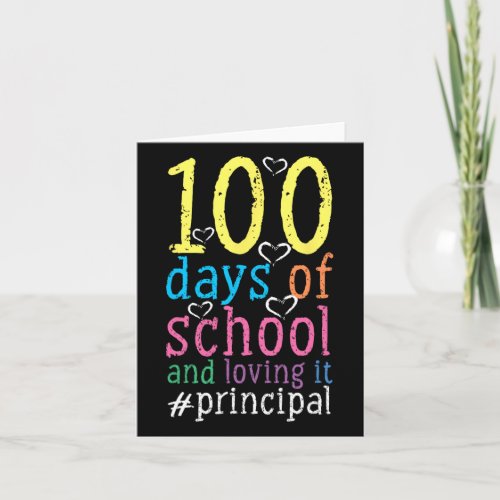 Days Of School Principal 2  Card