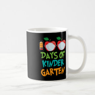 Days Of School Remote Virtual Teacher Student  Coffee Mug