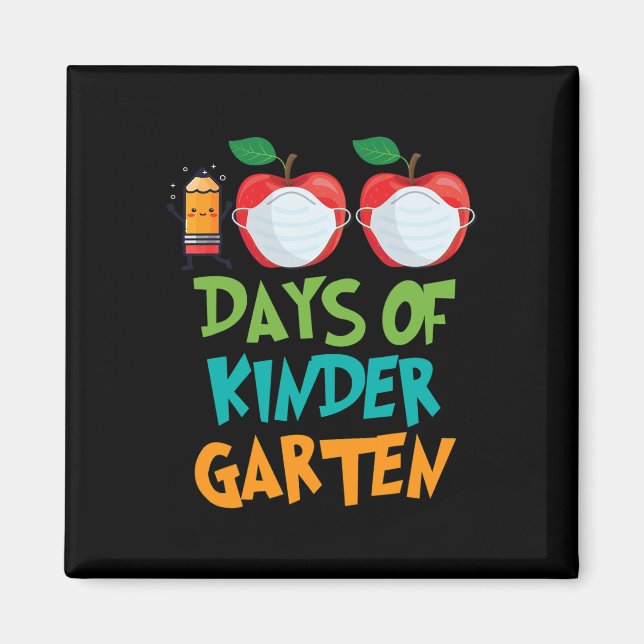 Days Of School Remote Virtual Teacher Student  Magnet (Front)