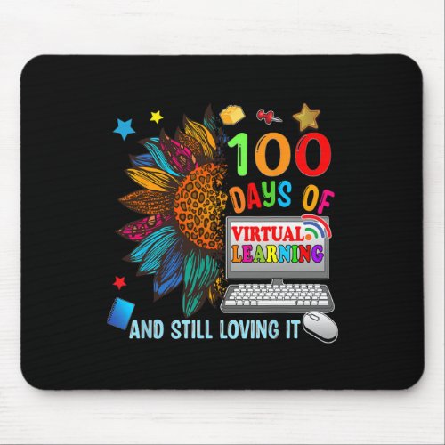 Days Of School Teacher Virtual Learning Still Lovi Mouse Pad