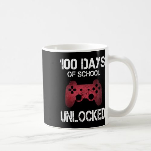 Days Of School Unlocked Gamer Boys Kids Girls  Coffee Mug