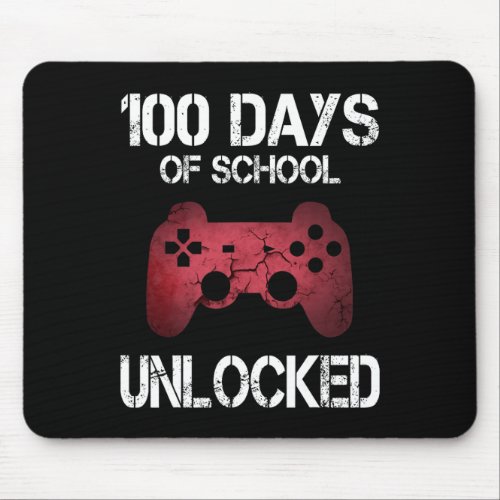 Days Of School Unlocked Gamer Boys Kids Girls  Mouse Pad