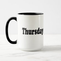 Days of the Week -  Thursday Mug