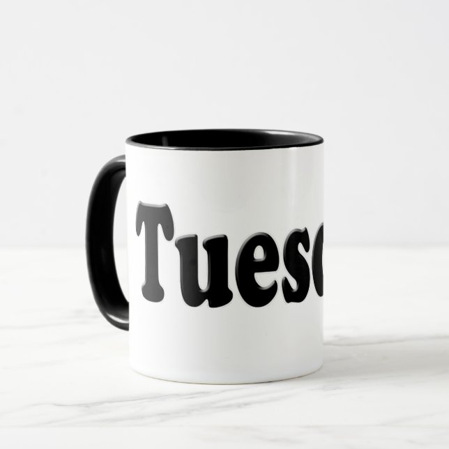 Days of the Week - Tuesday Mug (Front Left)