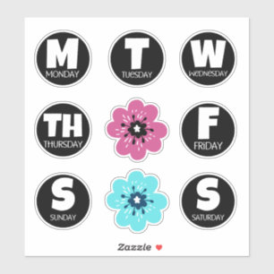 Days of Week Sticker Pack 