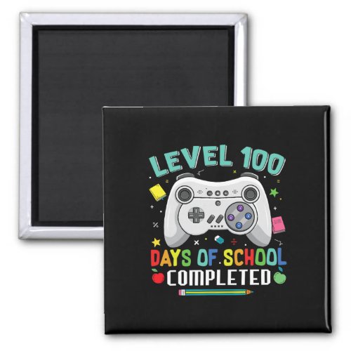 Days School Video Gamer 100th Day Teacher Student  Magnet