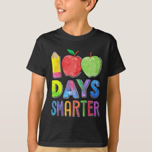 Days Smarter 100th Day Of School Women Teacher 1  T_Shirt