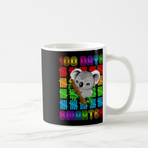 Days Smarter Koala Bear Lovers Happy 100th Day Of  Coffee Mug