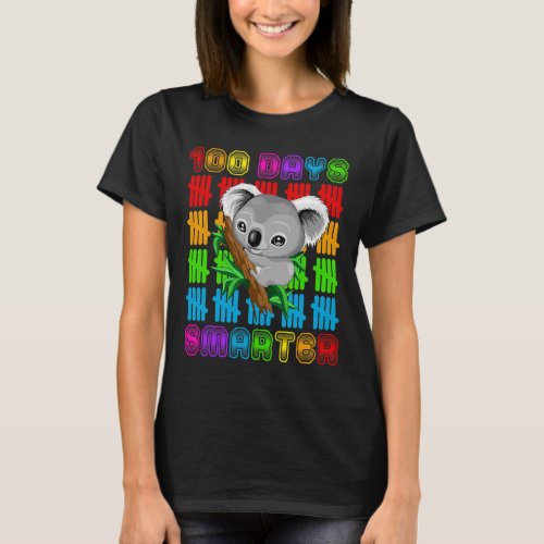 Days Smarter Koala Bear Lovers Happy 100th Day Of  T_Shirt