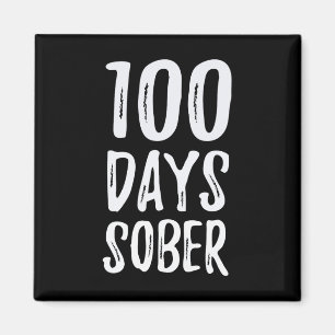 Days Sober Congratulations Sobriety Magnet