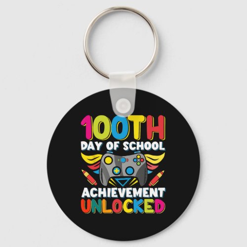 Days Teacher Gamer Boys Kids Costume 100th Day Of  Keychain