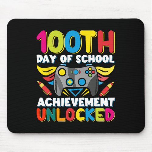 Days Teacher Gamer Boys Kids Costume 100th Day Of  Mouse Pad