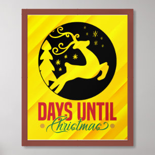 Days Until Christmas-14531 Framed Art