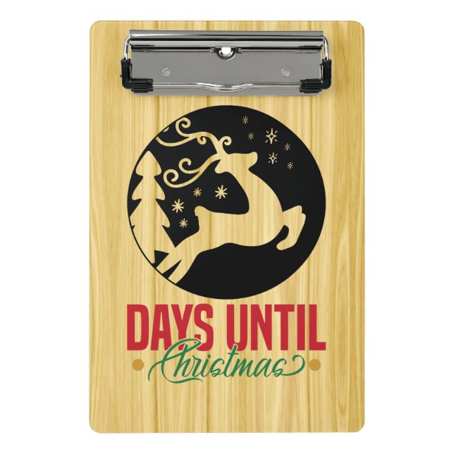 Days Until Christmas-14531 Mini Clipboard (Front)