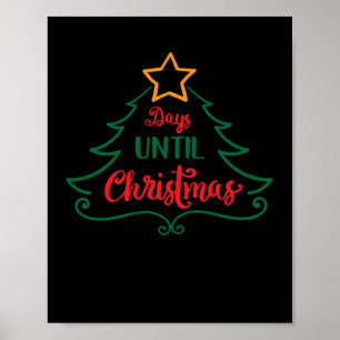 Days until Christmas Poster