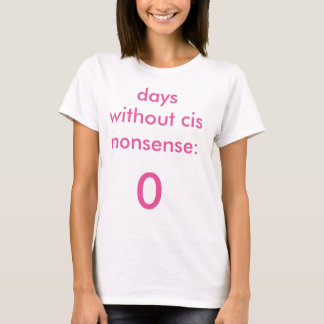 Days Without Cis Nonsense t-shirt feminine