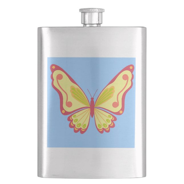 Daytime Butterfly Flask (Front)