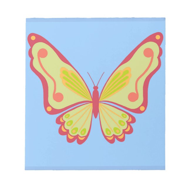 Daytime Butterfly Notepad (Front)