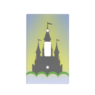 Daytime Dreamy Castle In The Hills Sunny Sky Light Switch Cover