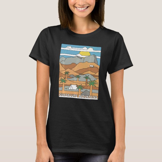 Daytime El Capitan Guadalupe Mountains National Pa T-Shirt (Front)