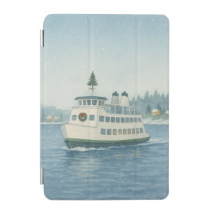 Daytime Ferry Christmas Card iPad Mini Cover