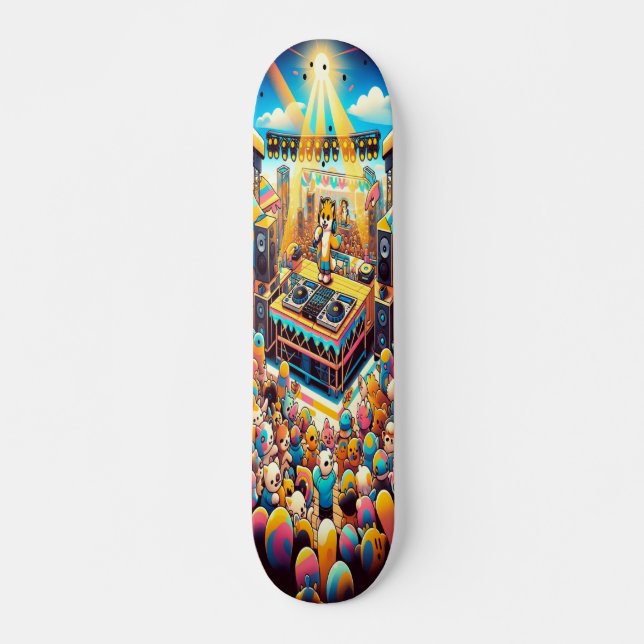 Daytime Festival Vibes Skateboard (Front)
