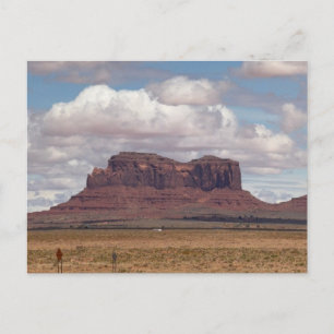 Daytime. Shot of Monument Valley. Postcard