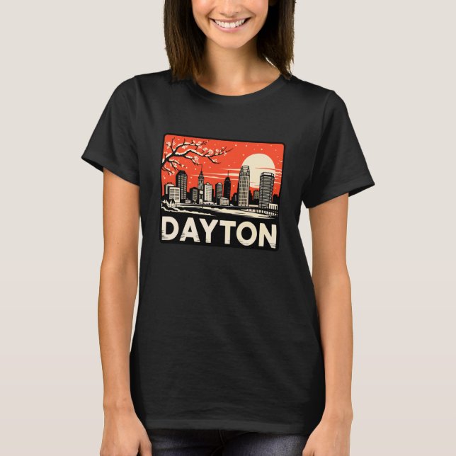 Dayton City Ohio USA T-Shirt (Front)
