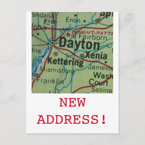 Dayton New Address announcement