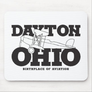Dayton Ohio Art Birthplace of Aviation Travel Art Mouse Pad
