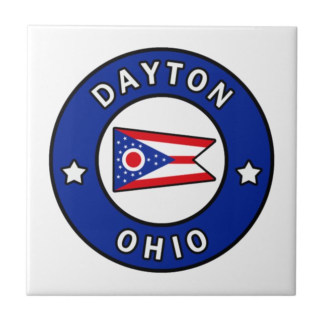 Dayton Ohio Ceramic Tile (Front)