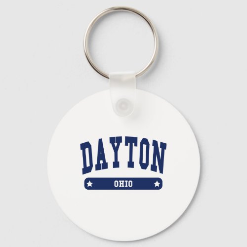 Dayton Ohio College Style tee shirts Keychain
