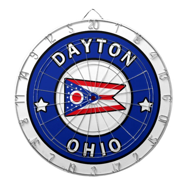 Dayton Ohio Dart Board (Front)