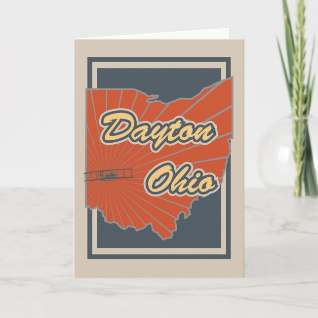 Dayton, Ohio Greeting Card - Travel Print (Front)
