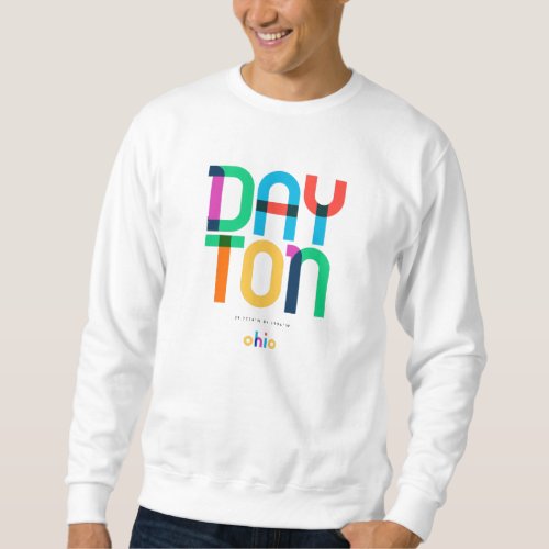 Dayton Ohio Mid Century Pop Art Sweatshirt