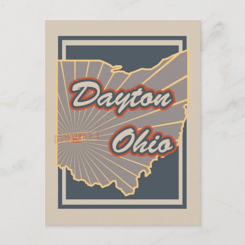 Dayton Ohio Postcard _ Travel Postcard v2